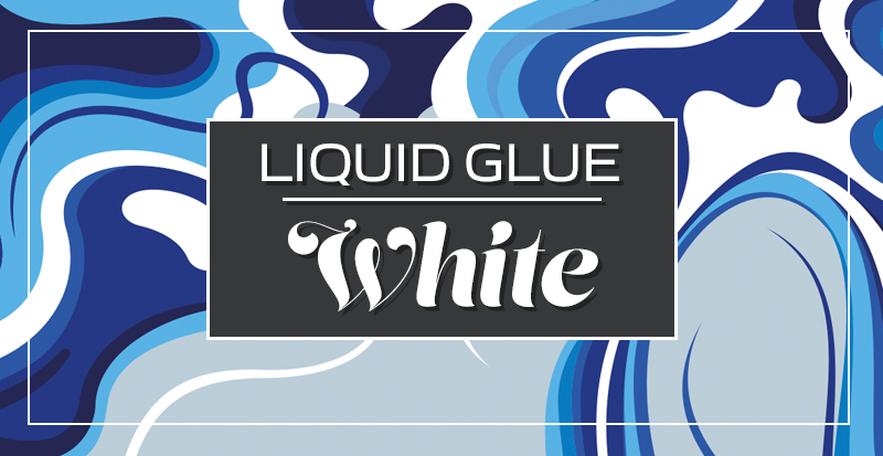 Liquid glue White